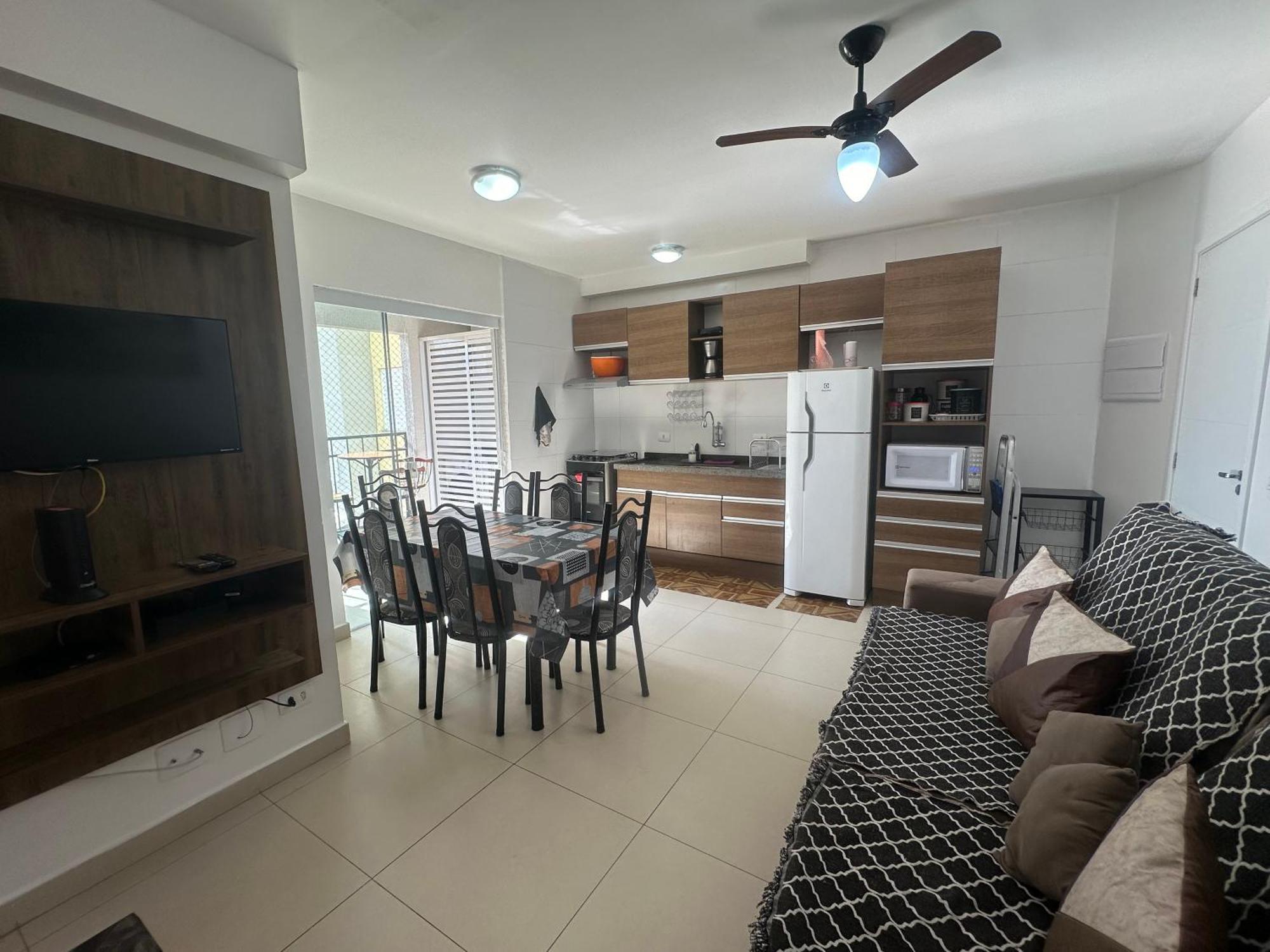 Apartamento Lindo Ap Novo Centro Churrasqueira Gourmet Lava E Seca Edifício Jathy Ubatuba